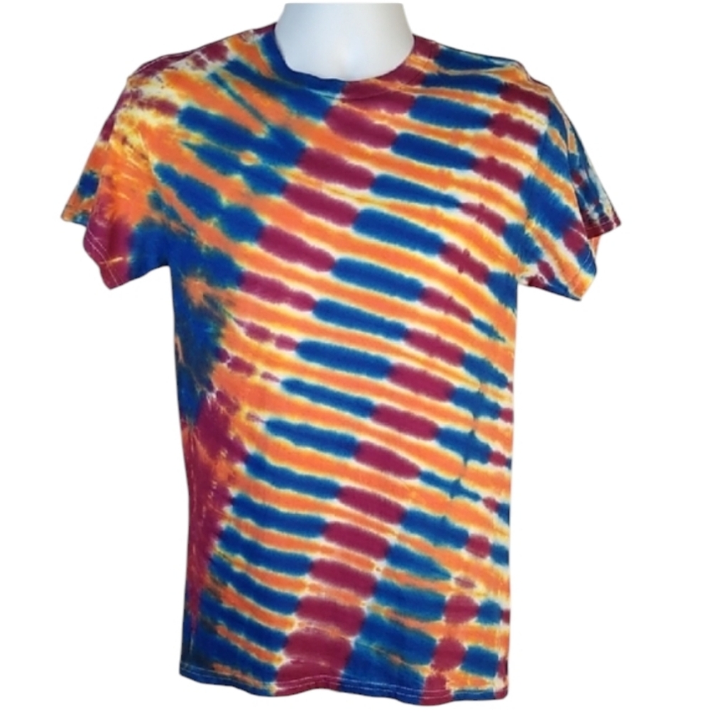 New Gildan Colorful Tie-Dye Short Sleeve Tee